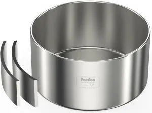 1Gallon Double Layer 304 Stainless Steel Dog Bowl - Insulated & Durable | Non-Slip Base | Easy to Clean | BPA-Free Safe Dog Food and Water Bowl