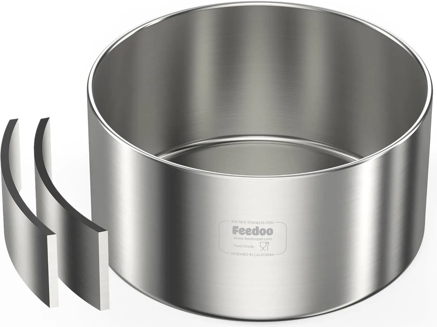 1Gallon Double Layer 304 Stainless Steel Dog Bowl - Insulated & Durable | Non-Slip Base | Easy to Clean | BPA-Free Safe Dog Food and Water Bowl