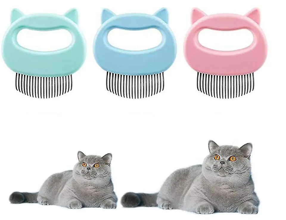 2Pcs pink Special hair stripper for dogs and cats, pet long hair and short hair comb AZ21931