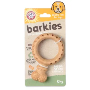 Arm & Hammer: Barkies 5.5" PP   Pine Saw Dust Ring Dental Toy