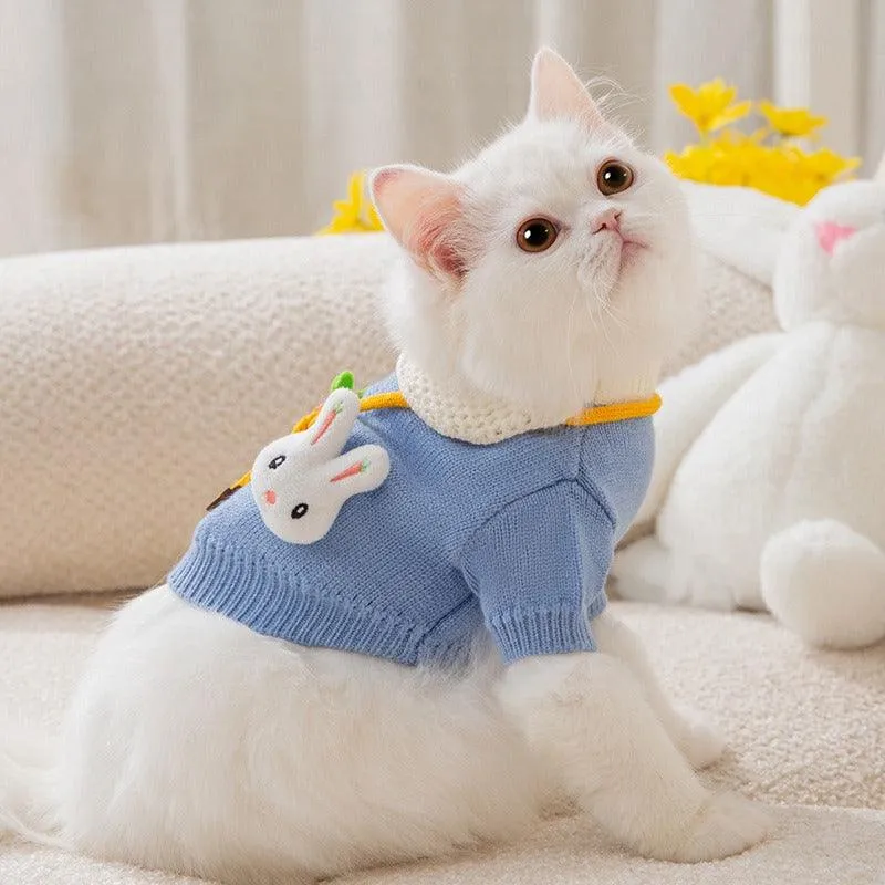 Cat Pet Autumn Winter Cat Sweater, New Adorable Cat Clothes