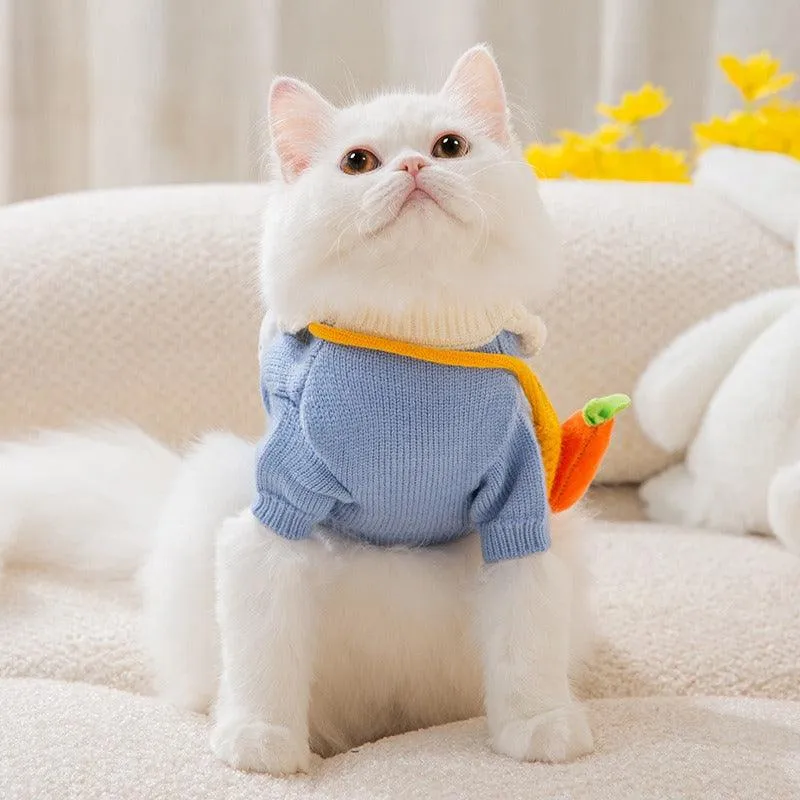 Cat Pet Autumn Winter Cat Sweater, New Adorable Cat Clothes