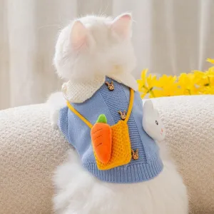 Cat Pet Autumn Winter Cat Sweater, New Adorable Cat Clothes