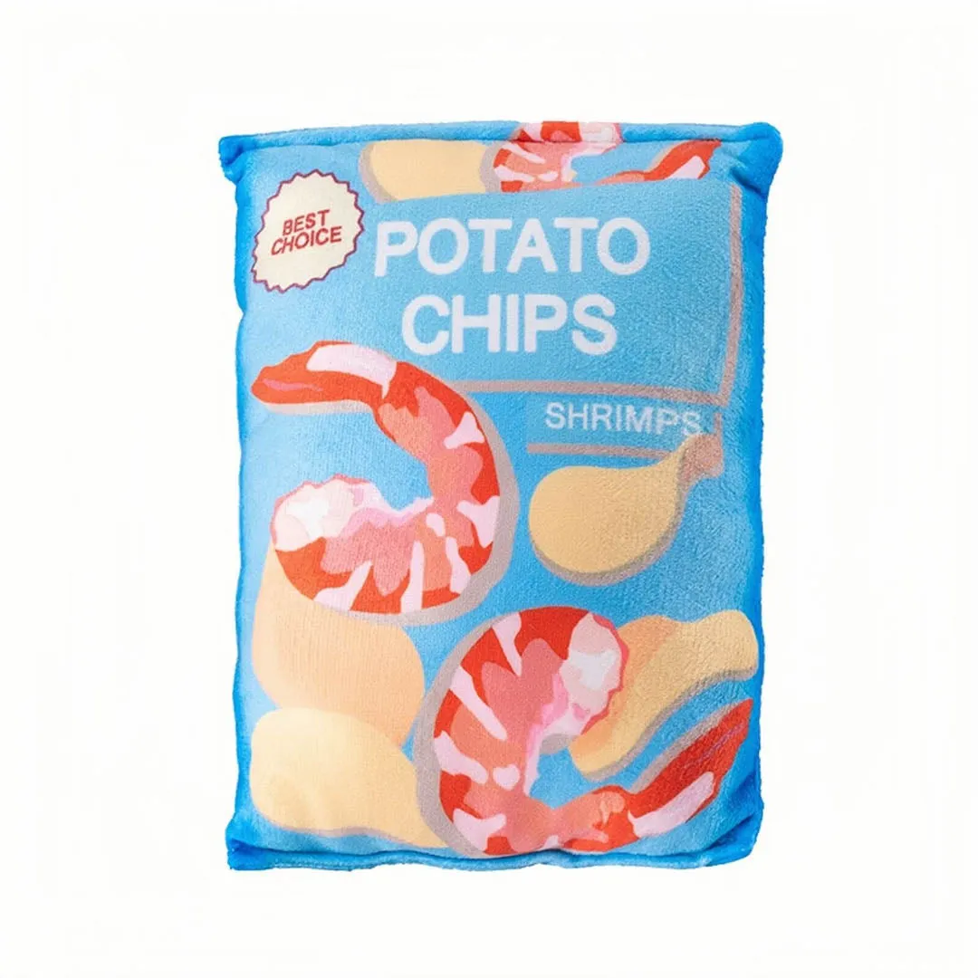 Chips Bag-shaped Dog Squeaky Toy Pet Chew Toy