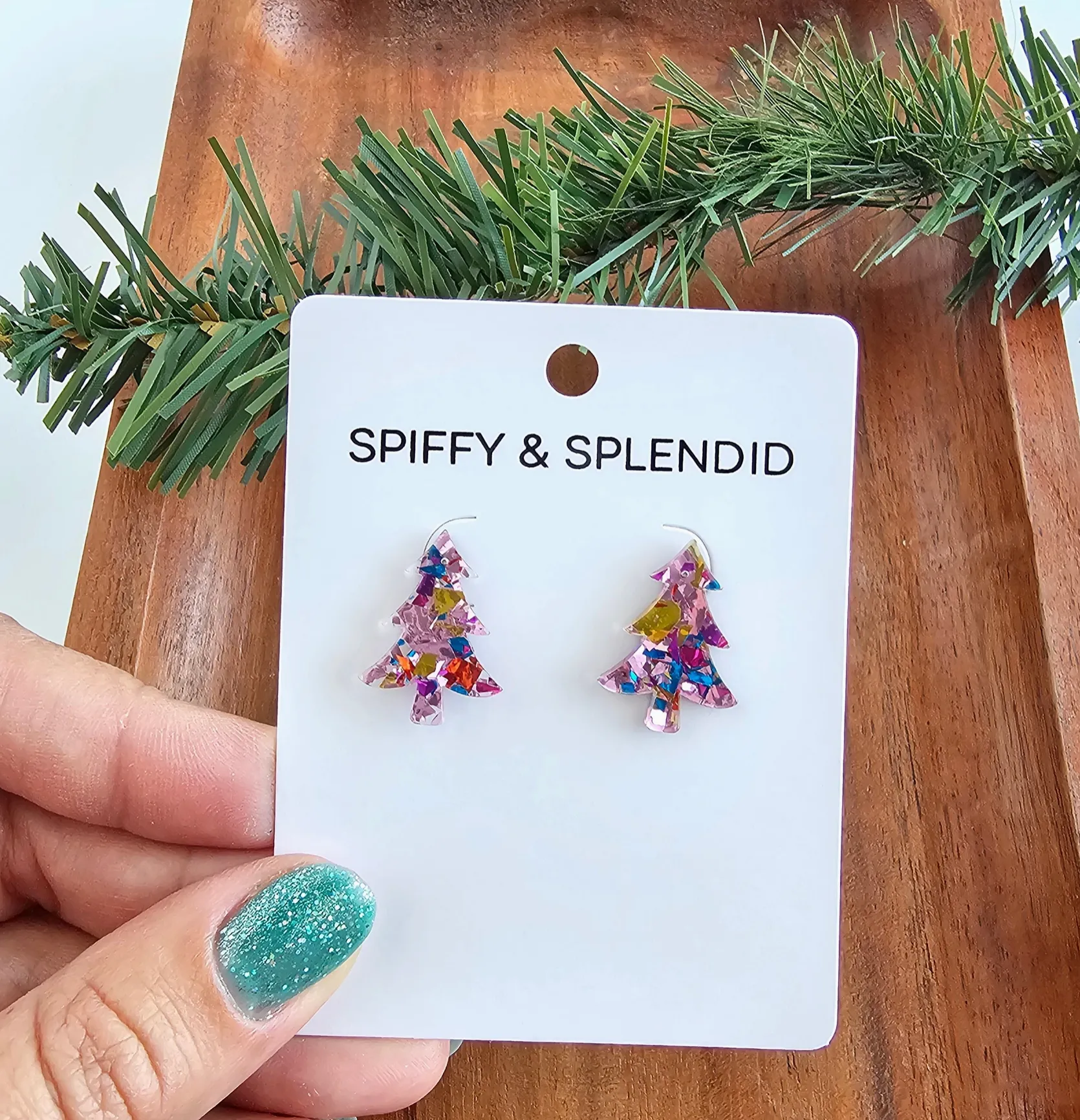 Christmas Tree Stud Earrings