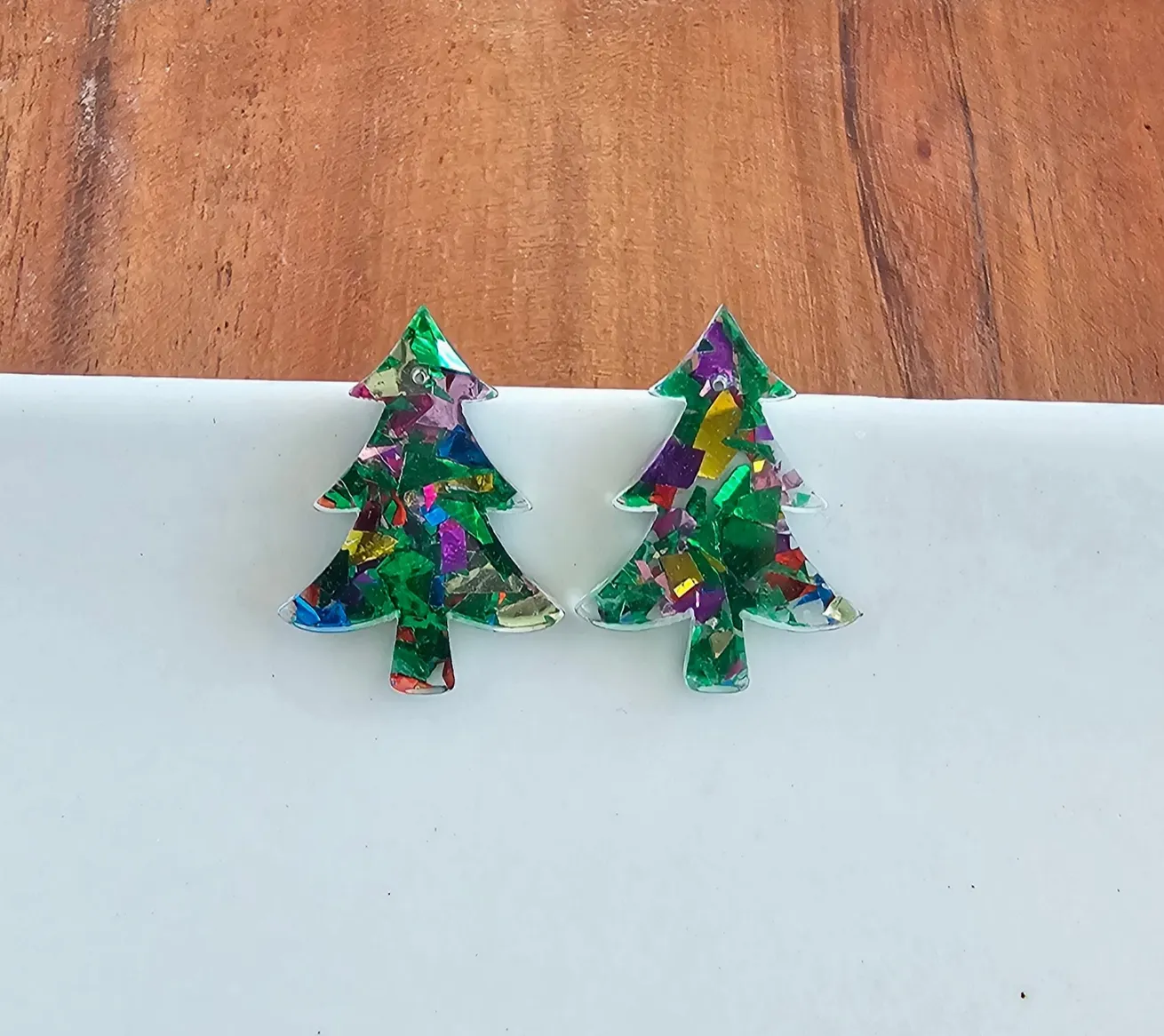 Christmas Tree Stud Earrings