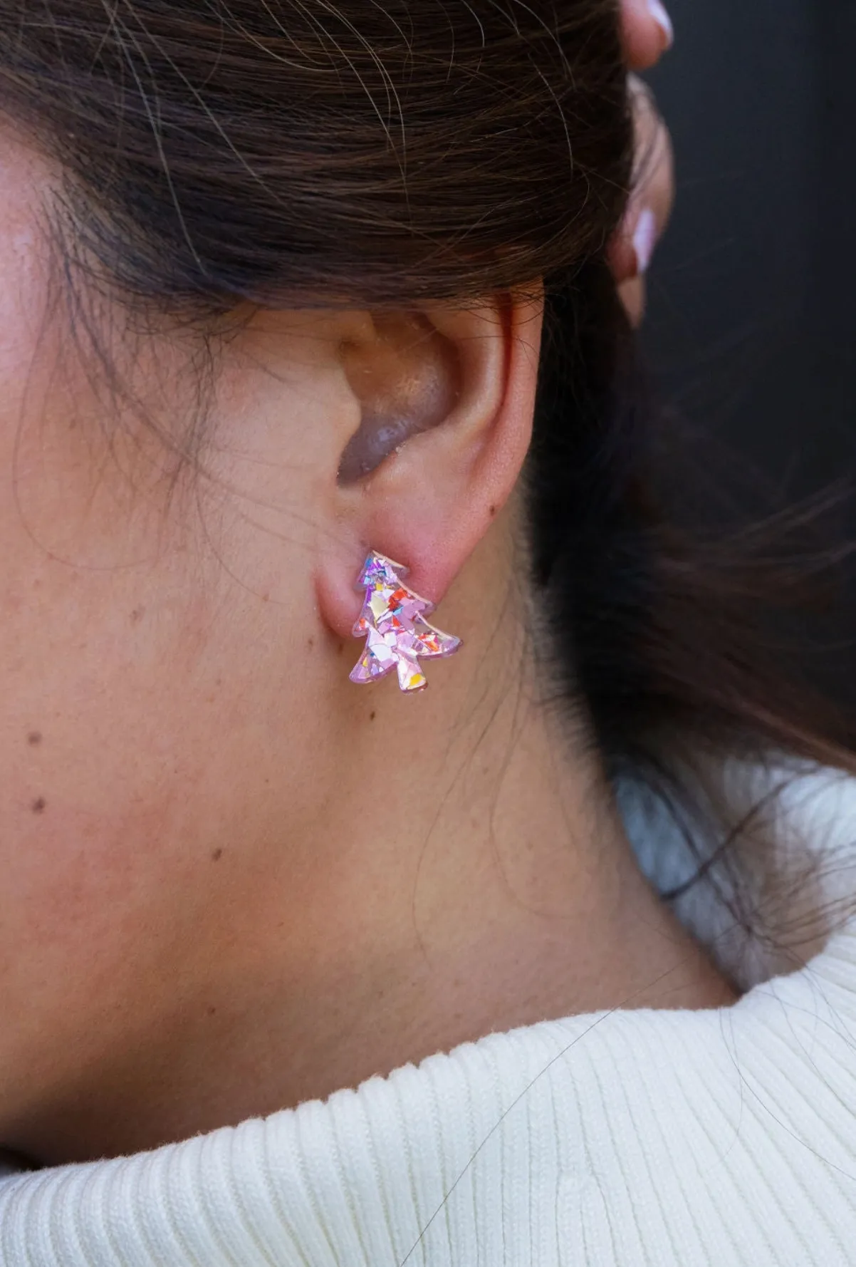 Christmas Tree Stud Earrings