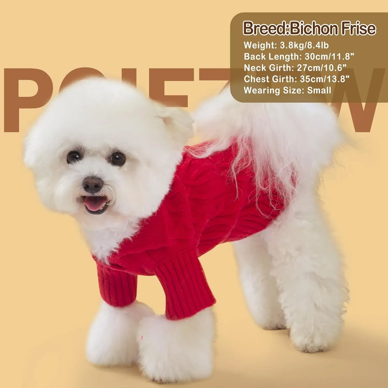 Classic Polo Knitwear Dog Sweater, Soft Breathable Dog Clothes Warm Puppy Coats, Knitted Cat Sweater Dog Clothes Coat Pet Apparel, ArmyGreen M