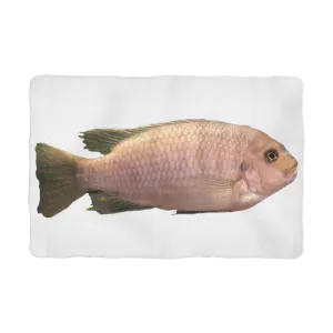 Cream Peach Fish Sublimation Pet Blanket