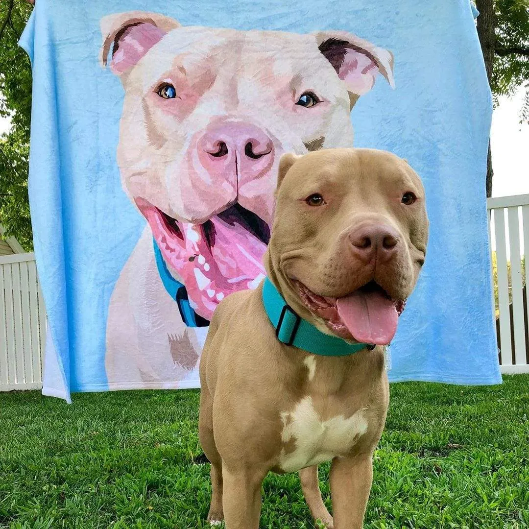Custom Blanket with Pet Photo Gifts For Dog Lovers