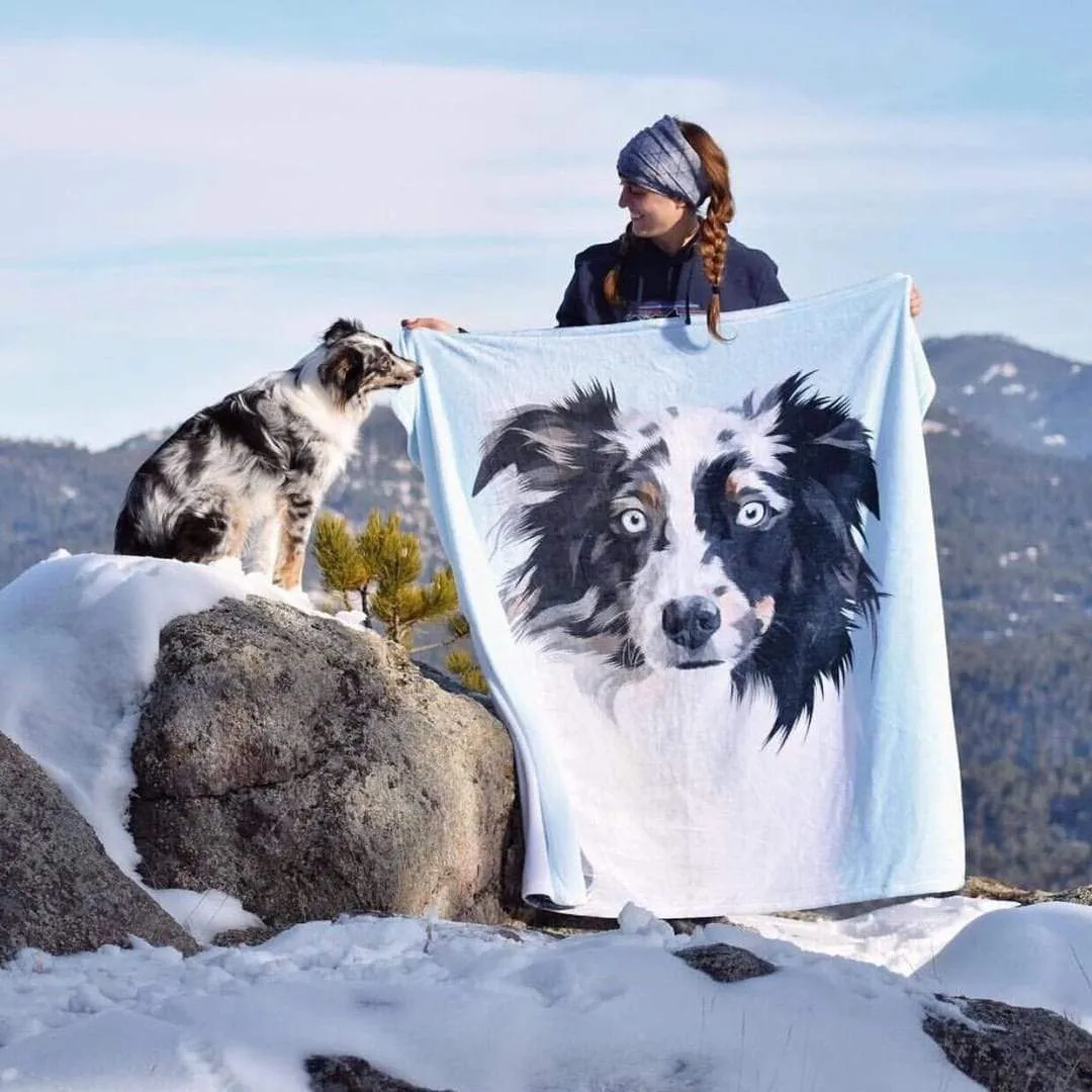Custom Blanket with Pet Photo Gifts For Dog Lovers