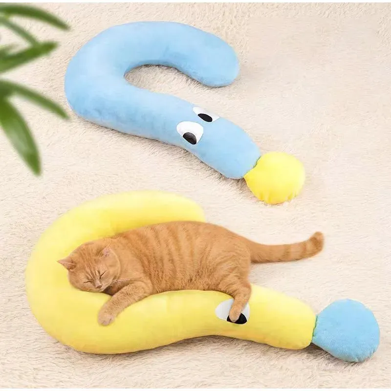 Cute Pet Soft Pillow Question Mark Shaped