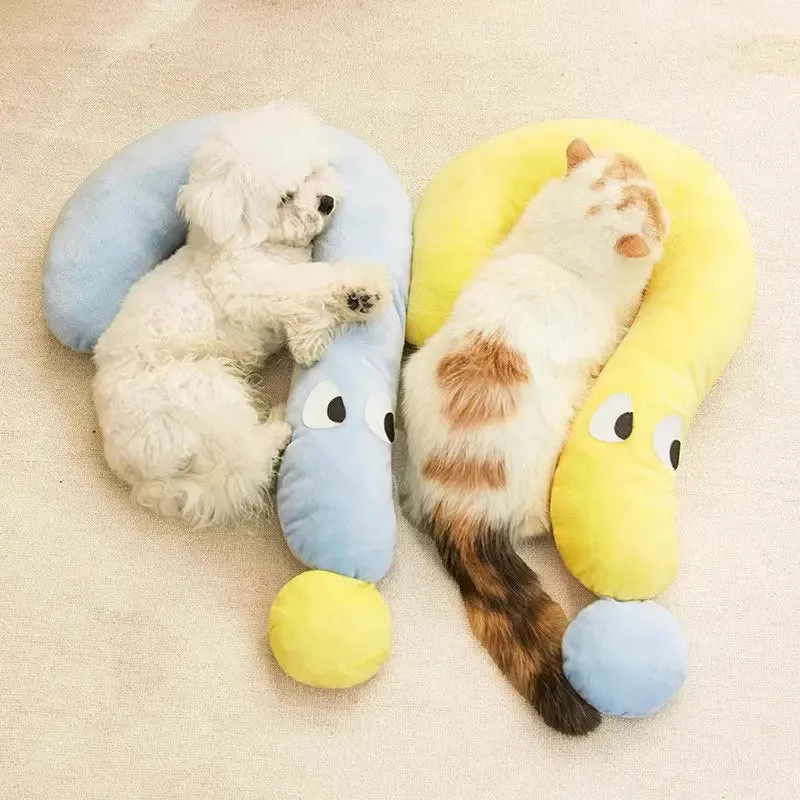 Cute Pet Soft Pillow Question Mark Shaped