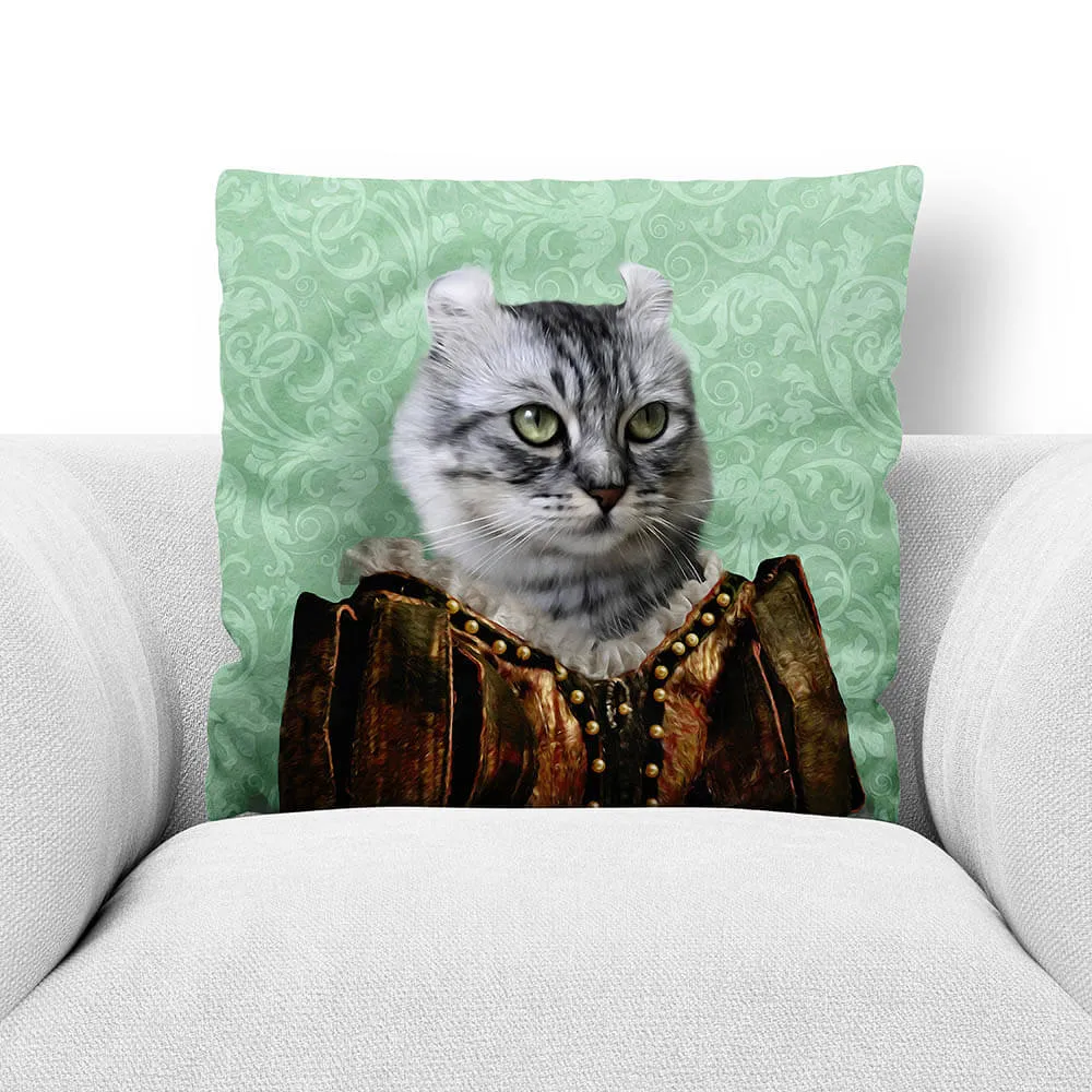 DAME DIFUDO - CUSTOM PET PORTRAIT THROW PILLOW