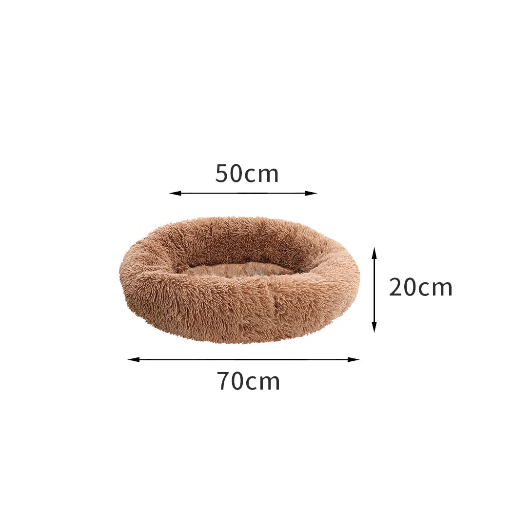 Dog Bed L, Soft Winter Cushion Mat, Brown