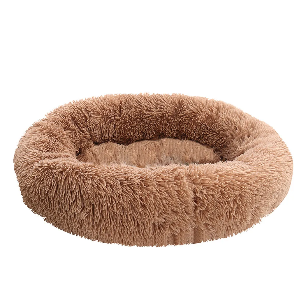 Dog Bed L, Soft Winter Cushion Mat, Brown