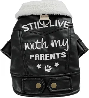 Dog Fleece Lined Jean Jacket Winter Puppy Stylish Cute Clothes Lightweight Warm Small Dog Denim Coat Chihuahua Yorkie Thick Jacket Christmas Holiday Birthday Dog Clothes for Small Dogs