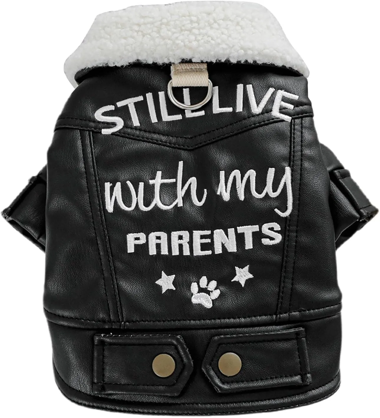 Dog Fleece Lined Jean Jacket Winter Puppy Stylish Cute Clothes Lightweight Warm Small Dog Denim Coat Chihuahua Yorkie Thick Jacket Christmas Holiday Birthday Dog Clothes for Small Dogs