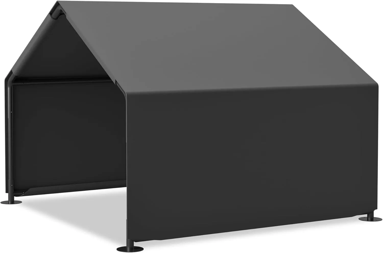 Dog House,Dog House Outdoor,Dog Tent,Dog Shade for Outside,Portable Pet Shelter Canopy, 47.8 x 46.6 x 36 inches, Water-Resistant Dog Tent with Steel Frame, UV Protection (Gray, Middle)