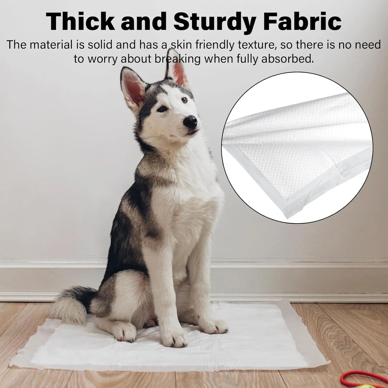 Dog Pee Training Pads with Super Absorbent, Disposable Pet Pads with Leak Proof and Quick Dry for Dogs Puppy Cats Potty Control, Underpads for Incontinence -White(17" x 13",25 Count)