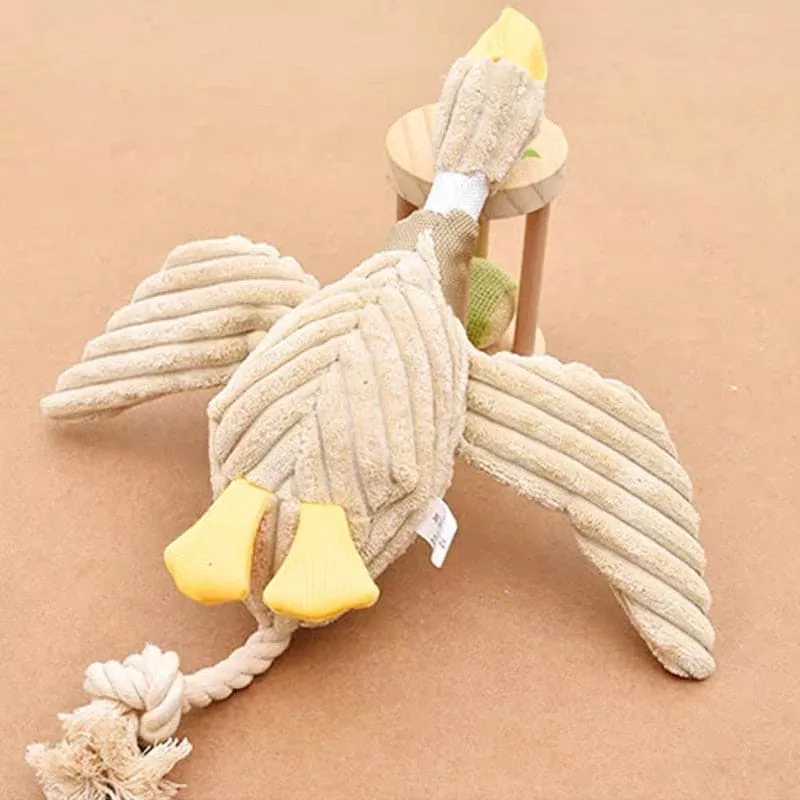 Duck-shaped Squeaky Pet Chew Toy