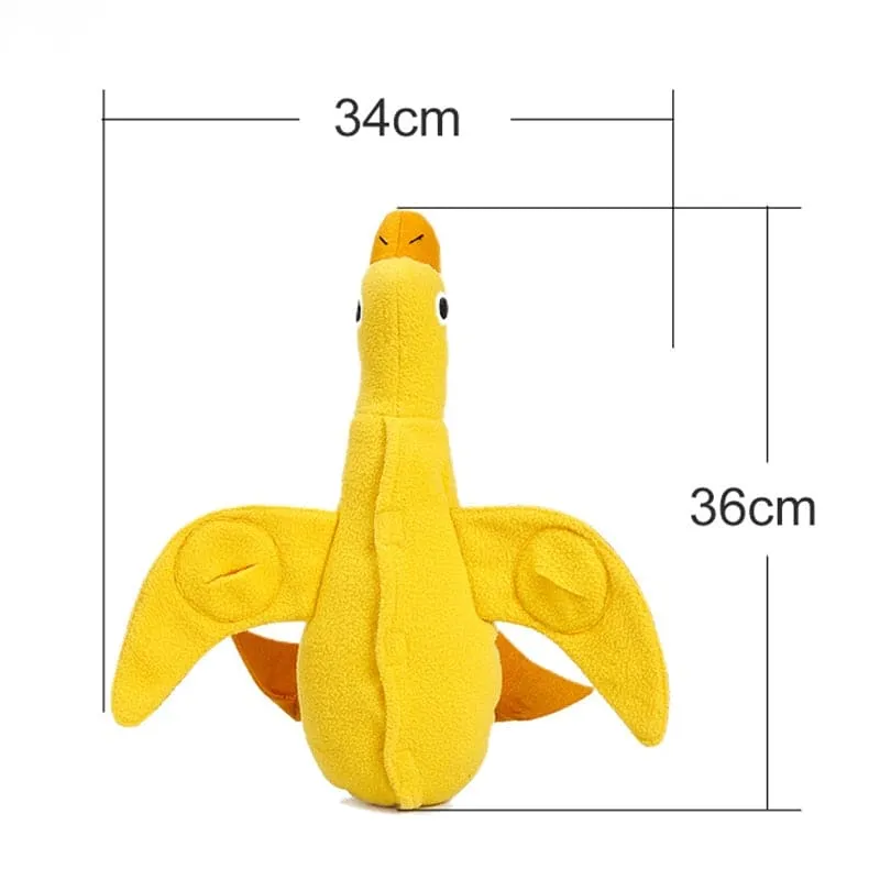 Duck-shaped Squeaky Pet Chew Toy