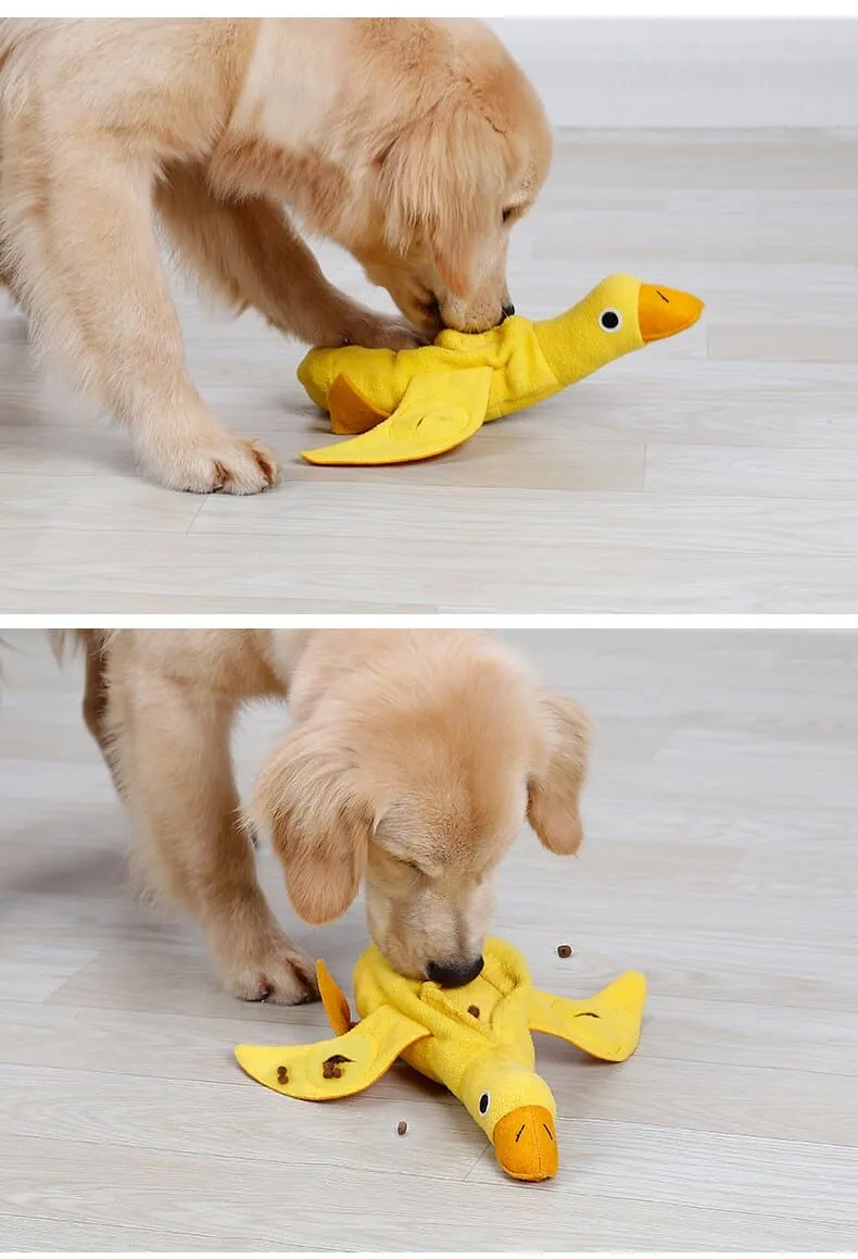 Duck-shaped Squeaky Pet Chew Toy