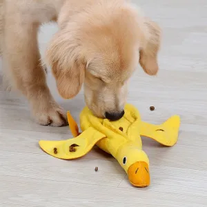 Duck-shaped Squeaky Pet Chew Toy