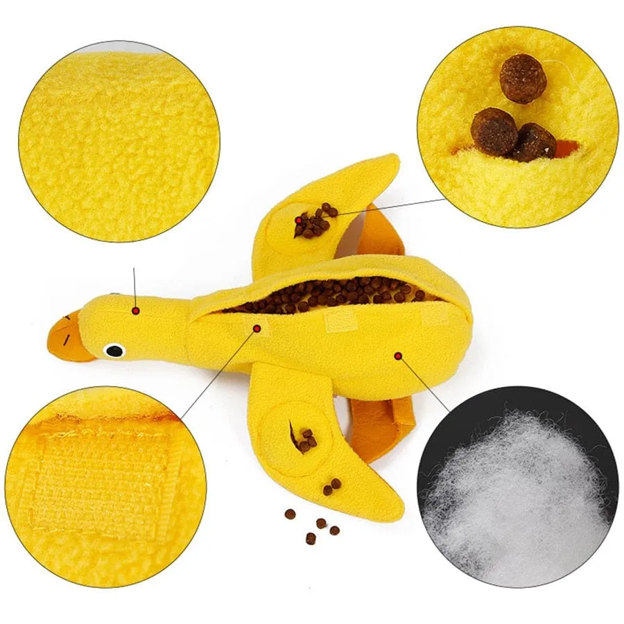 Duck-shaped Squeaky Pet Chew Toy