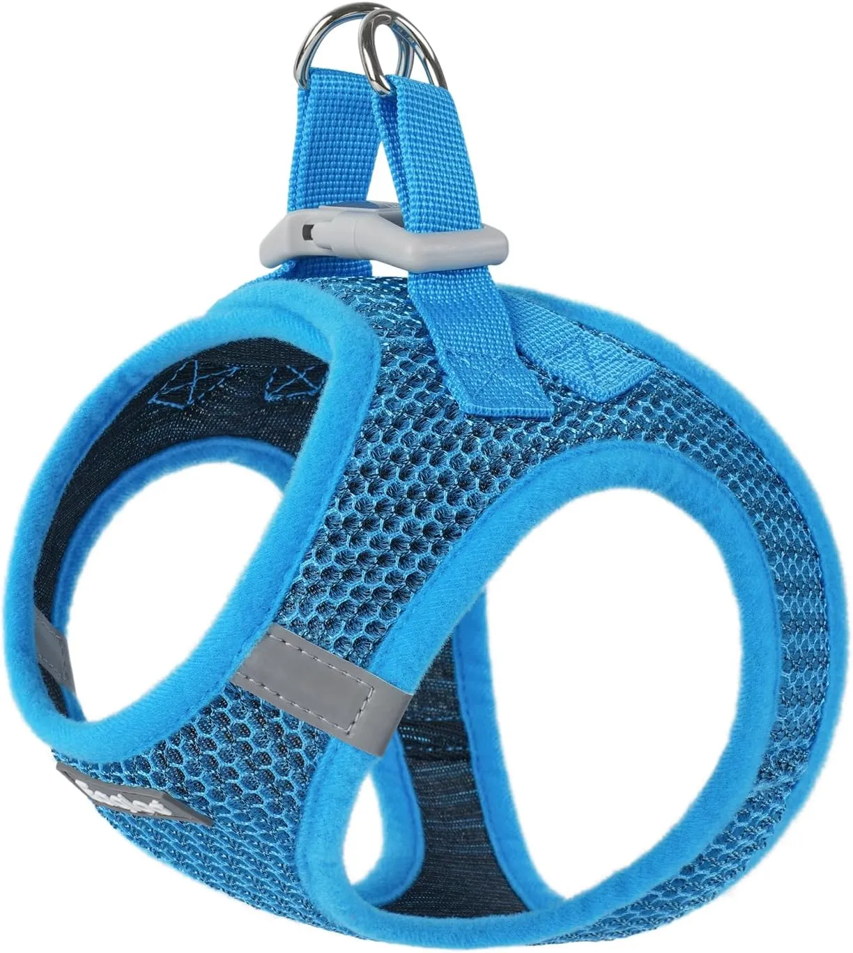Eagloo Small Dog Harness and Leash Set, Step in Puppy Vest with Breathable Soft Mesh, Easy Walk Reflective Pet Harness for Extra Small Dogs, Blue, XXS