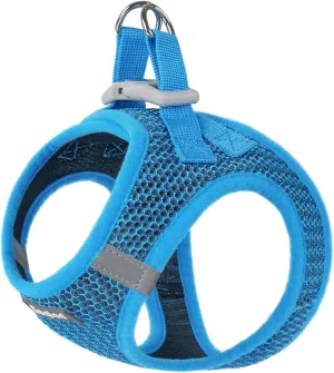 Eagloo Small Dog Harness and Leash Set, Step in Puppy Vest with Breathable Soft Mesh, Easy Walk Reflective Pet Harness for Extra Small Dogs, Blue, XXS