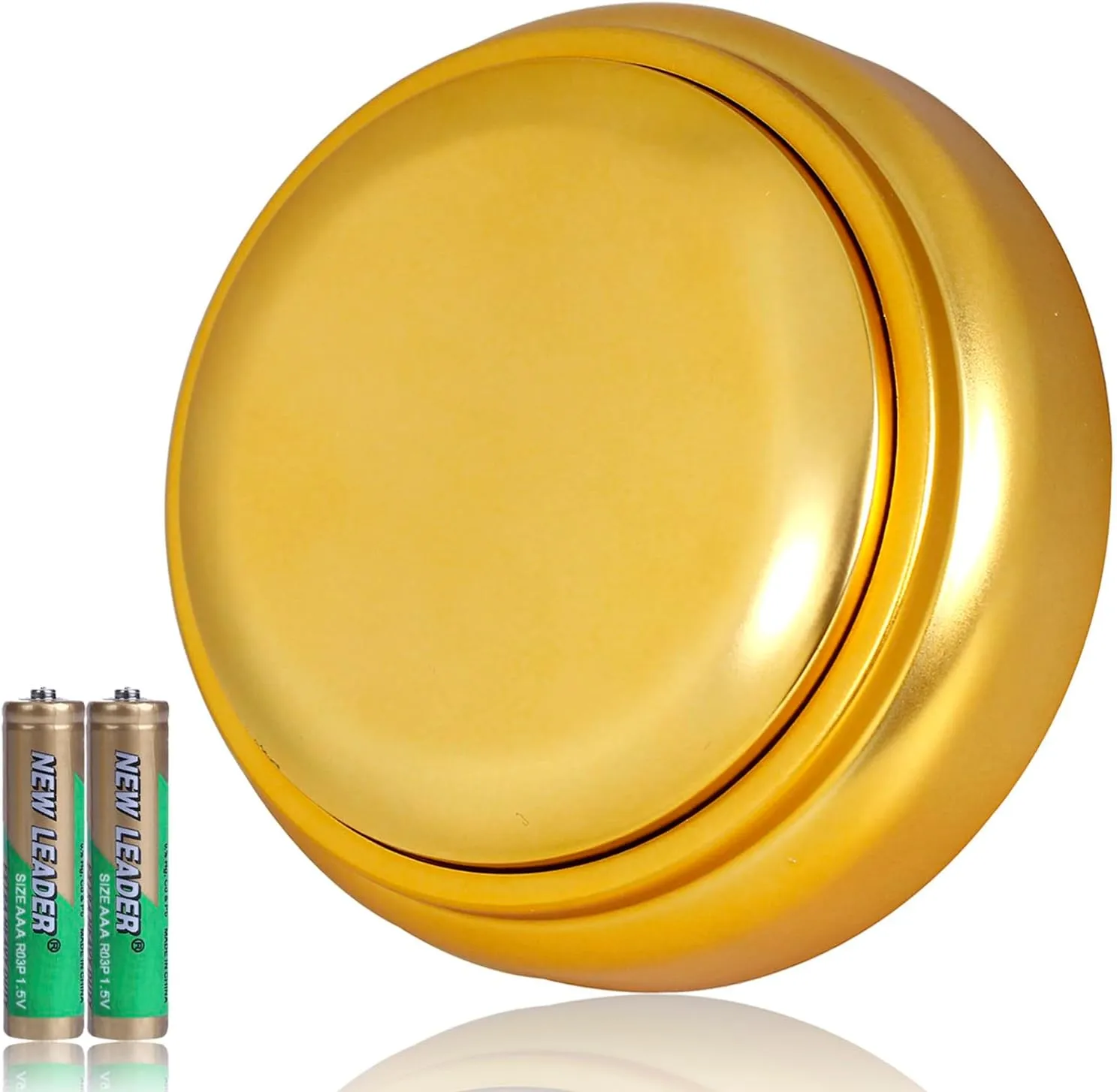 Gold Voice Custom Recordable Buttons 30 Second Voice Dog Talking Buttons Recordable and Playback Message for Classroom Fun Study Gift Voice Messages to Parents, Friends and Yourself