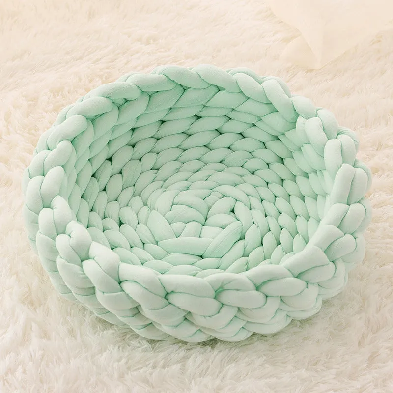 Handwoven Knit Pet Bed/Mat | 50cm/19.6in | Medium