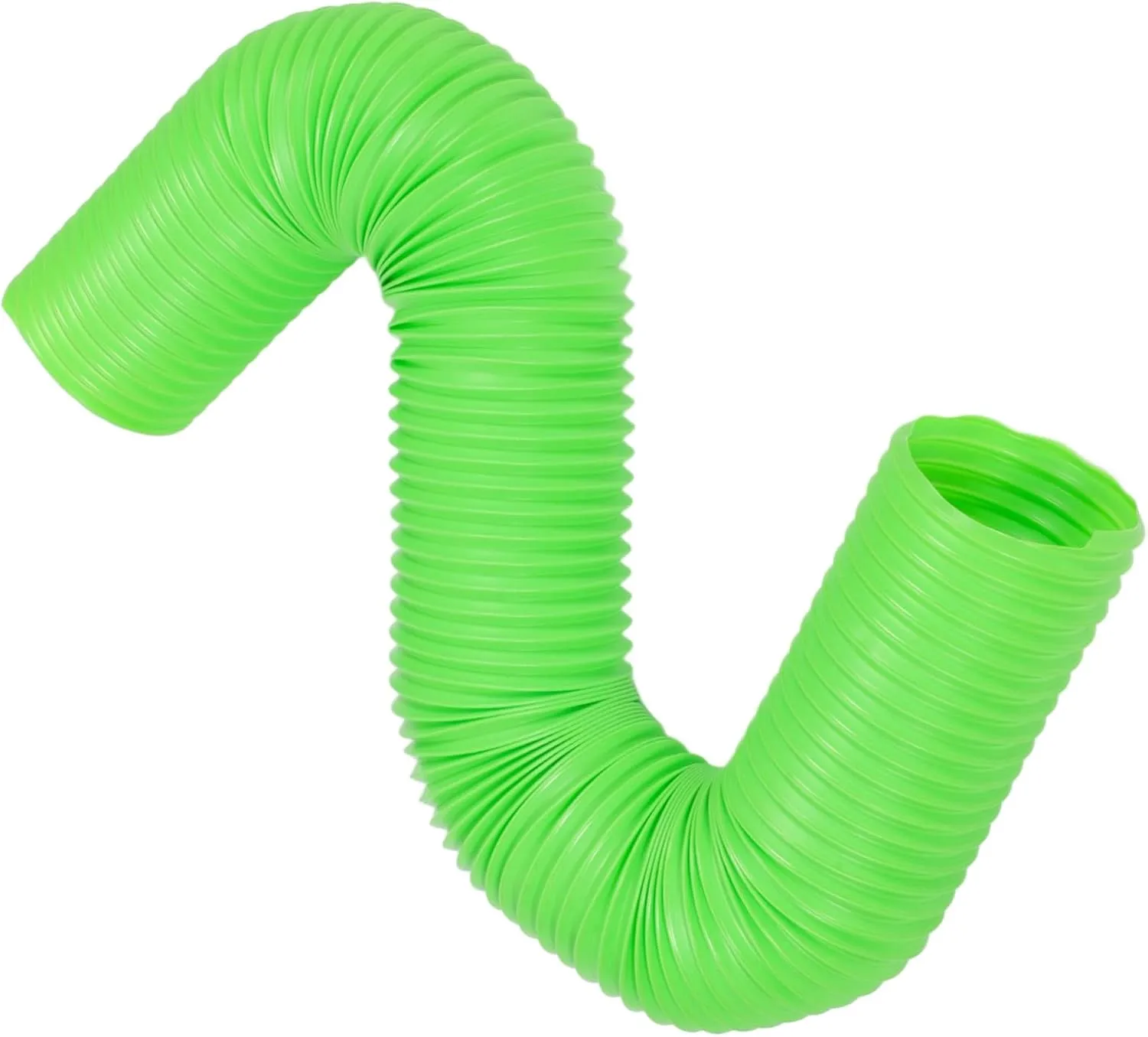 Happyyami 1pc Telescopic Green Hamster Tunnel Folding Plaything for Pets Interactive Pet for Hamsters and Squirrels Scratch Breathable Material Fun Home Decor