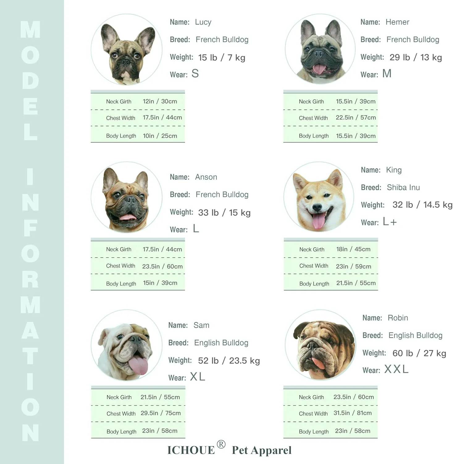 iChoue French Bulldog Frenchie Clothes Hoodies for Dogs Pug English Boston Terrier Bully Pitbull Corgi Sweatshirt Sweater Clothing - Dark Red/Large Plus