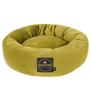 Jewel Olive Velvet Pet Bed
