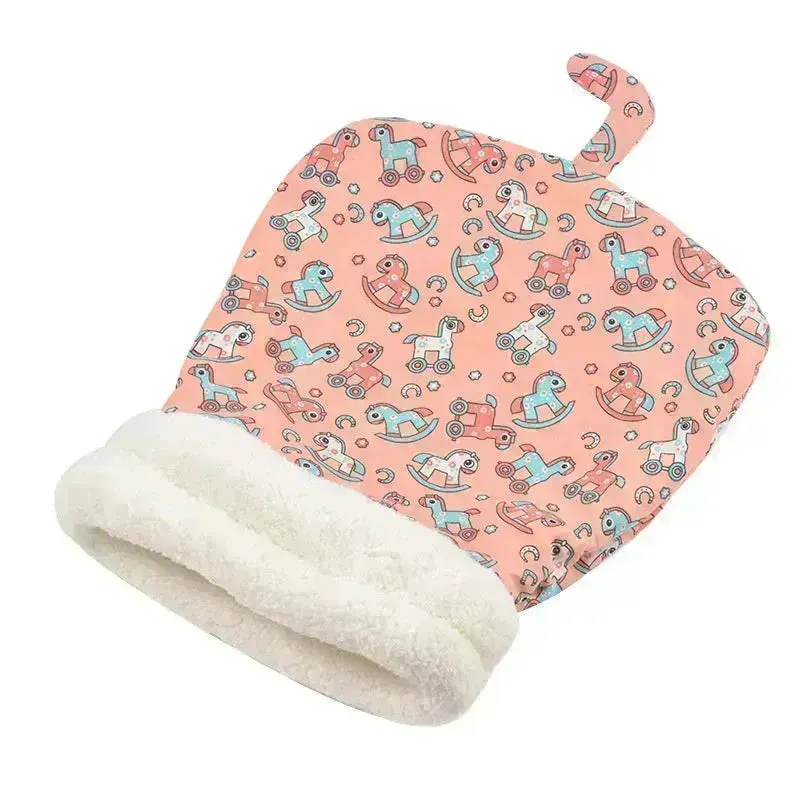 Lambswool Thickened Pocketable New Winter Linen Sleeping Bag Cat Nest