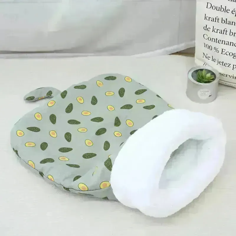 Lambswool Thickened Pocketable New Winter Linen Sleeping Bag Cat Nest