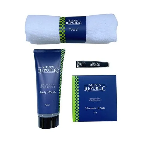 Men's Republic Body Wash & Nail Clipper Grooming Kit