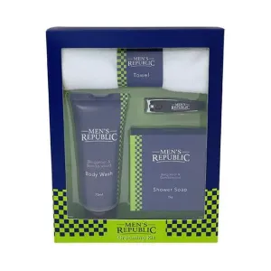 Men's Republic Body Wash & Nail Clipper Grooming Kit