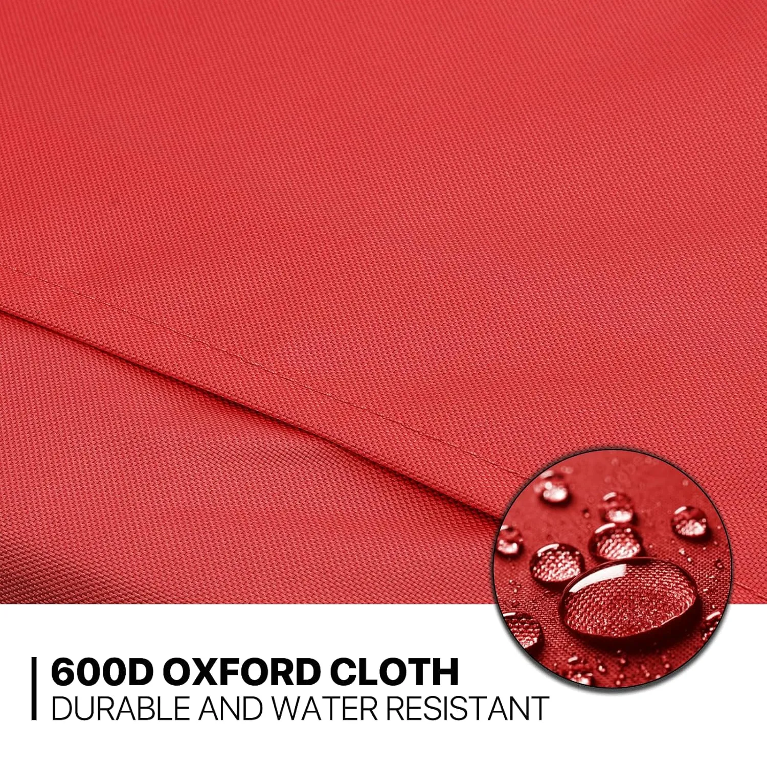 MoNiBloom 3 Wheels Pet Stroller, Foldable Puppy Cage Jogger Stroller with Weather Cover for All-Season, Storage Basket and Cup Holder, Breathable and Visible Mesh for Small/Medium Pets, Red