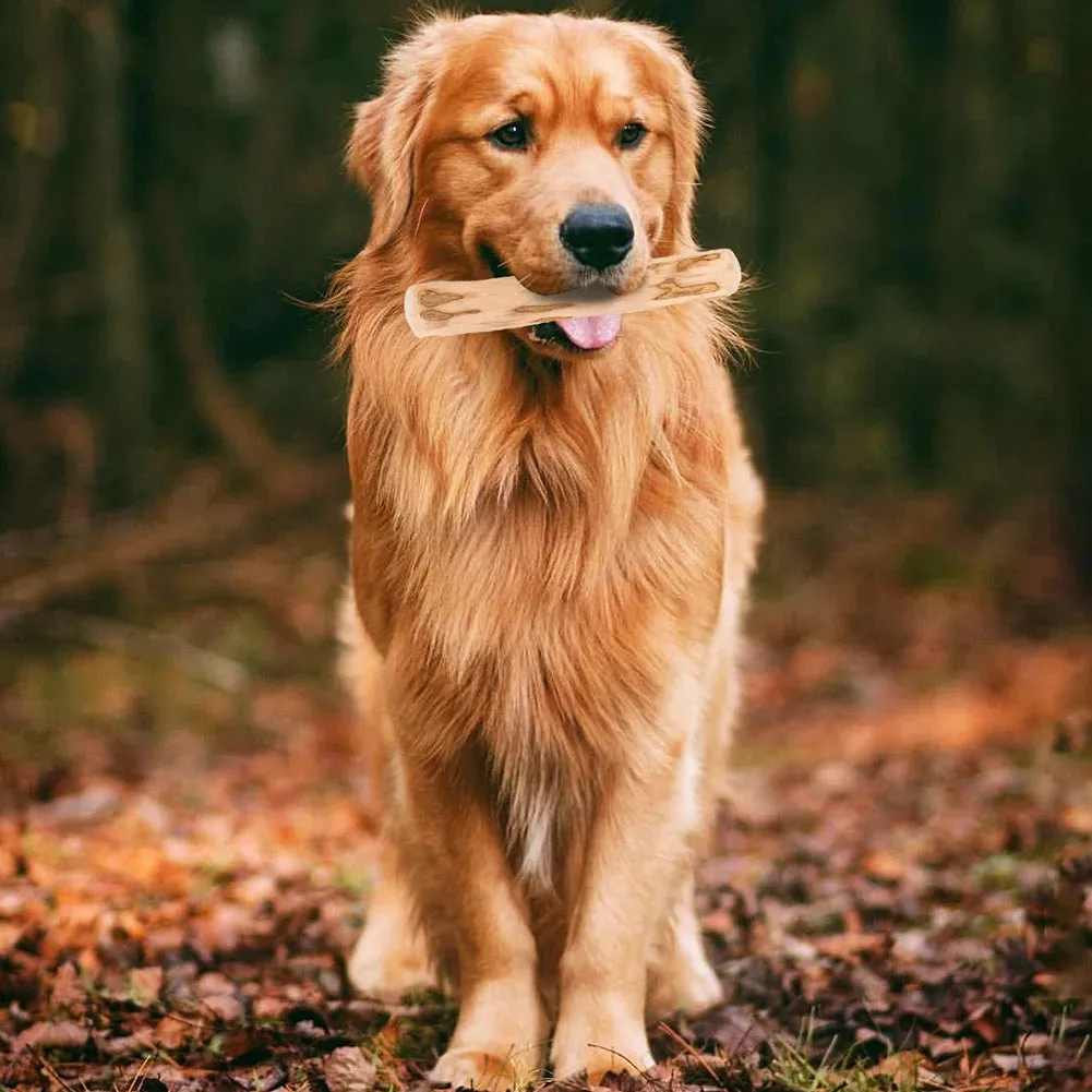 Natural Coffee Wood Dog Chew Stick for Teeth Grinding and Anxiety Relief