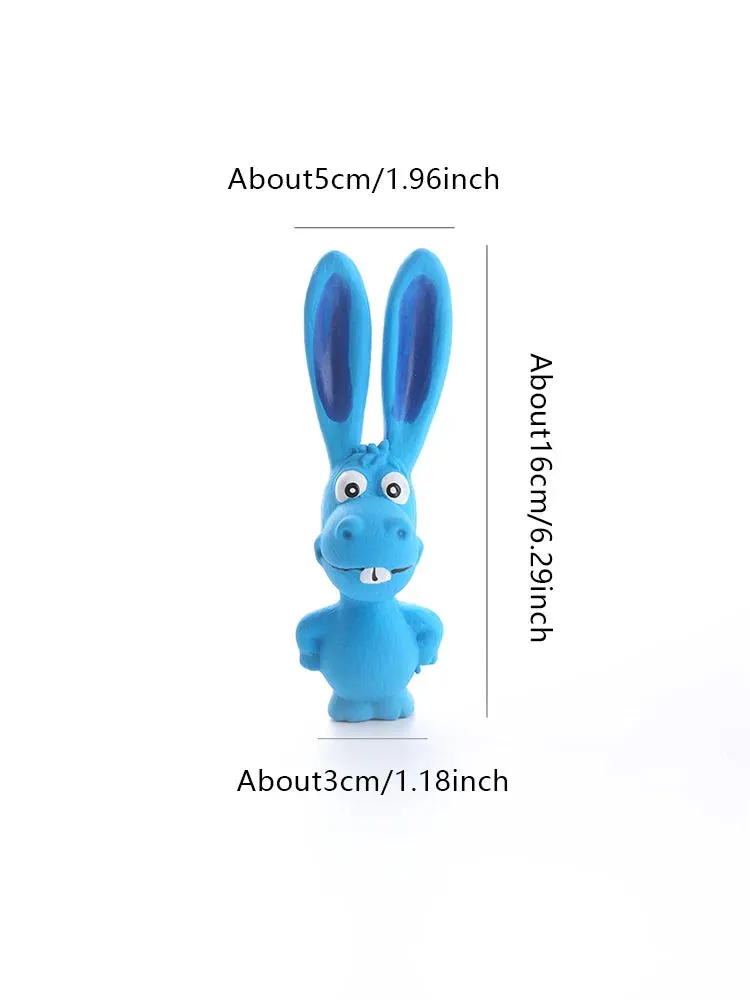 Naughty Rabbit Latex Dog Chew Toy