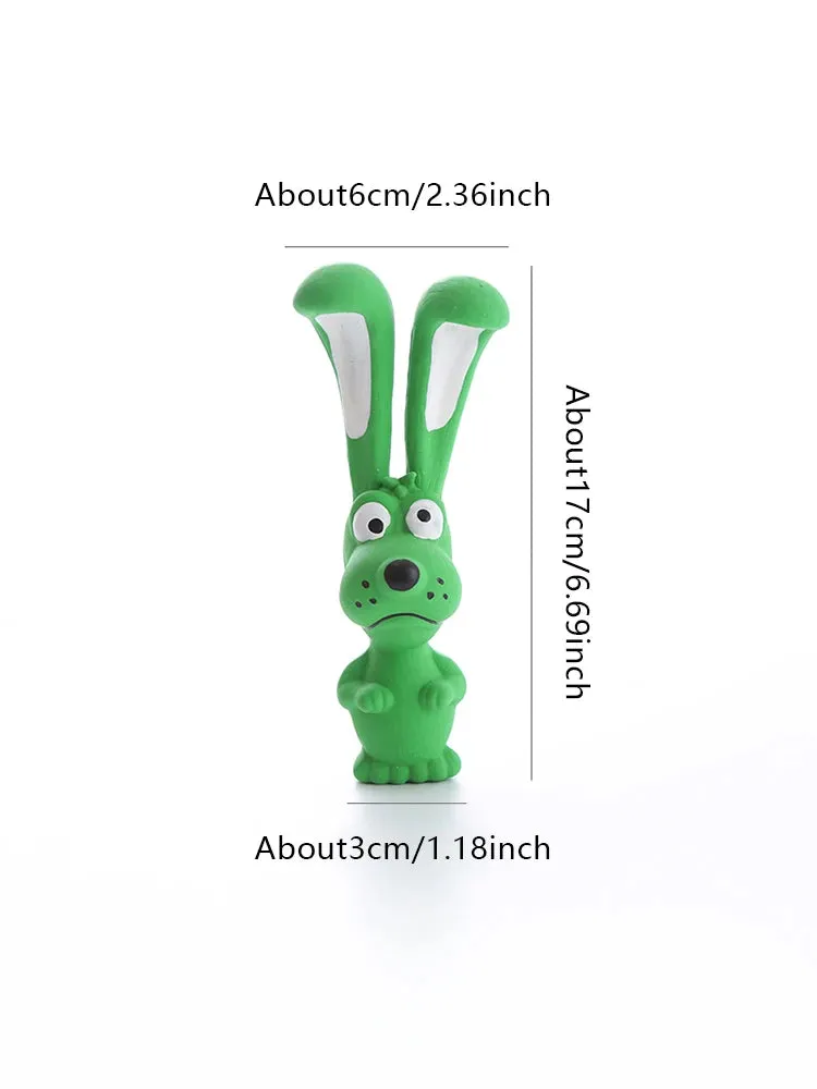 Naughty Rabbit Latex Dog Chew Toy