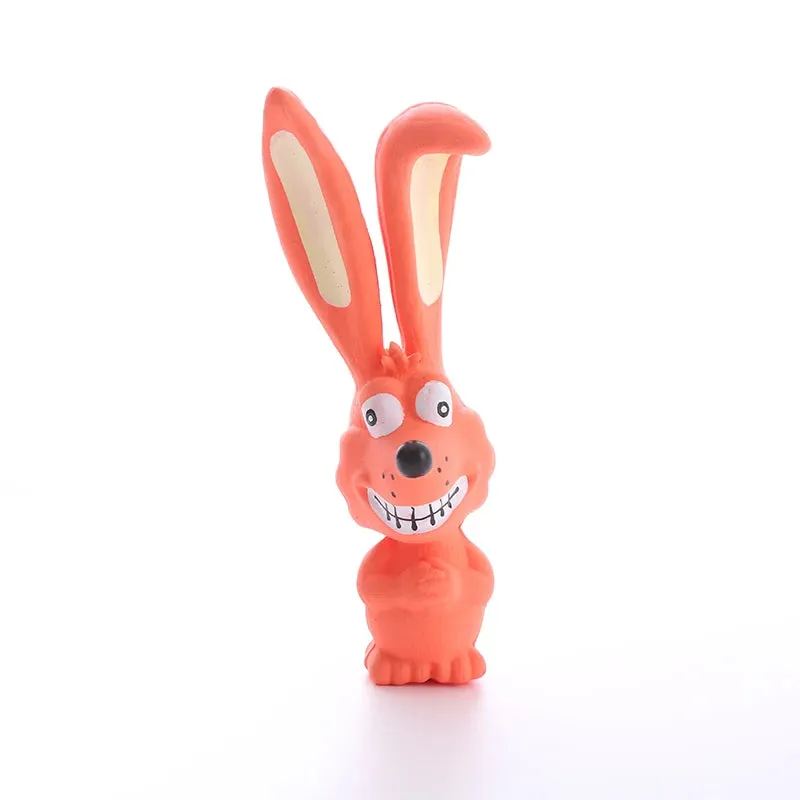 Naughty Rabbit Latex Dog Chew Toy