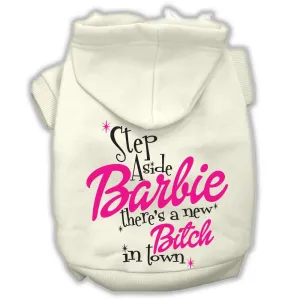 New Bitch in Town Screenprint Hoodie Cream XXL (18)