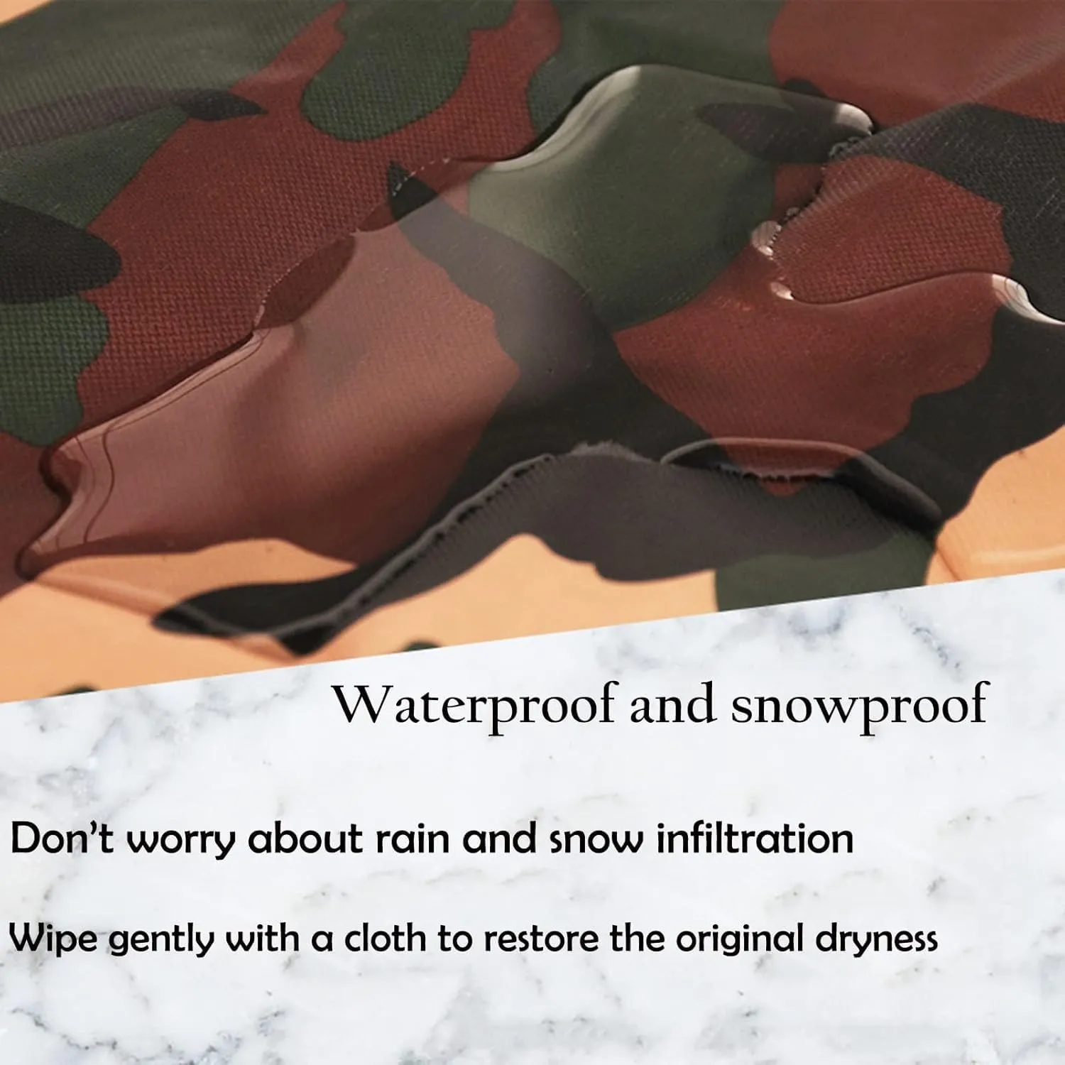 Oxford Cloth Dog Crate Cover, Windproof Warm Pet Kennel Cover, Used to Keep Cats and Dogs Warm, Ventilation Side Windows, Waterproof Camouflage, for Outdoor