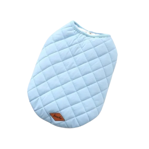 Padded Luxe Dog Vest - Blue