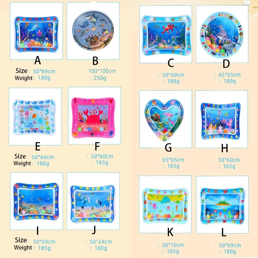 Pawmingle Cat Waterbed, 2025 New Thickened Water Sensor Play Mat, Pet Cooling Bed Pad, Interactive Water Sensory Playmat (I)