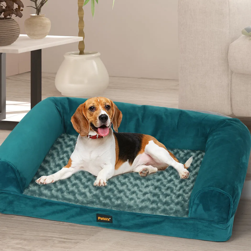 Pet Bed Sofa Dog Beds Bedding Soft Warm Mattress Cushion Pillow Mat Plush - M